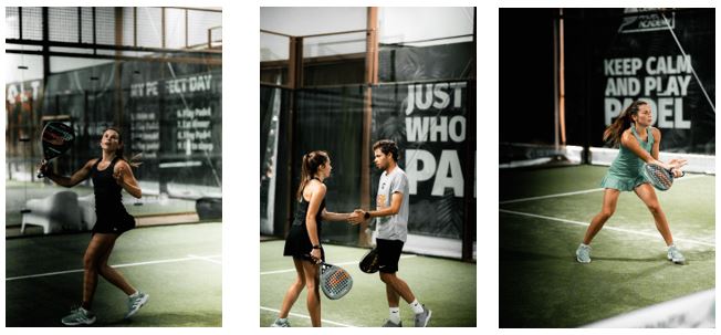 Momentos de Joana Job em campos de padel